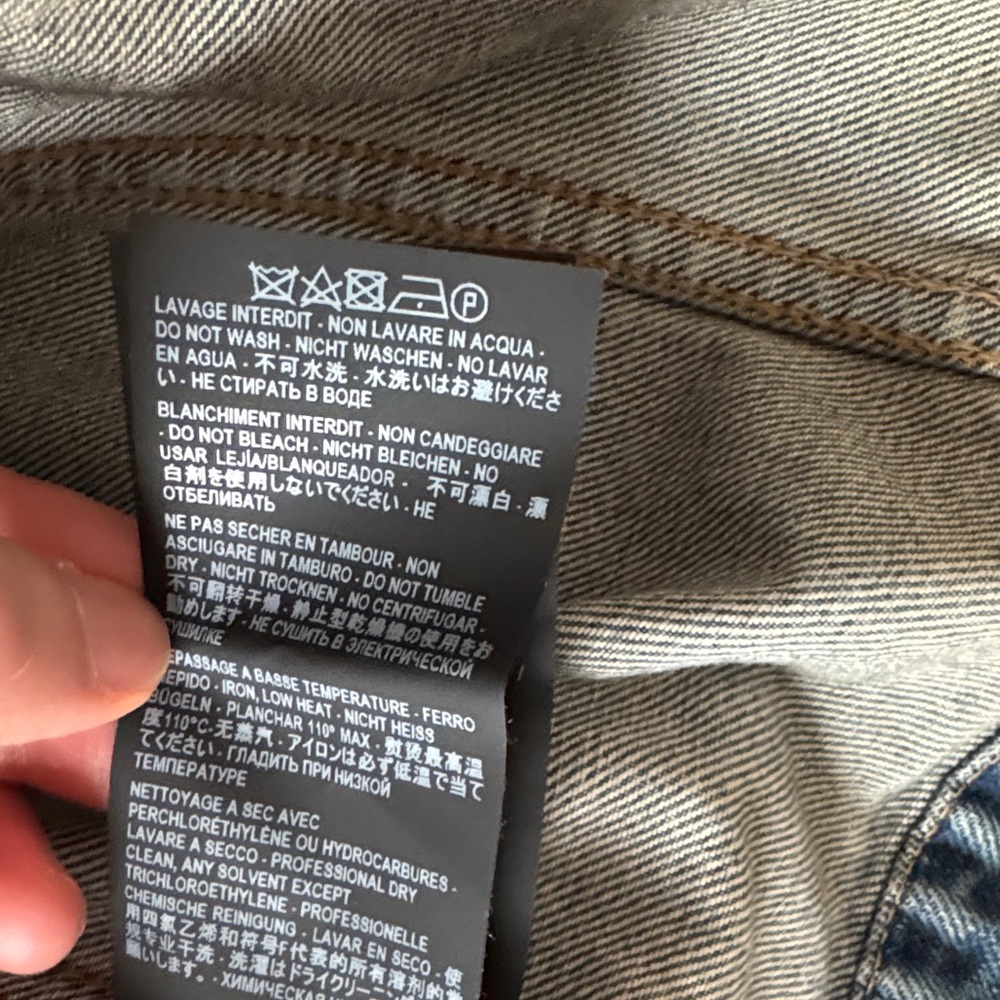 Saint Laurent Blue Jean Jacket - Picture 13 of 16